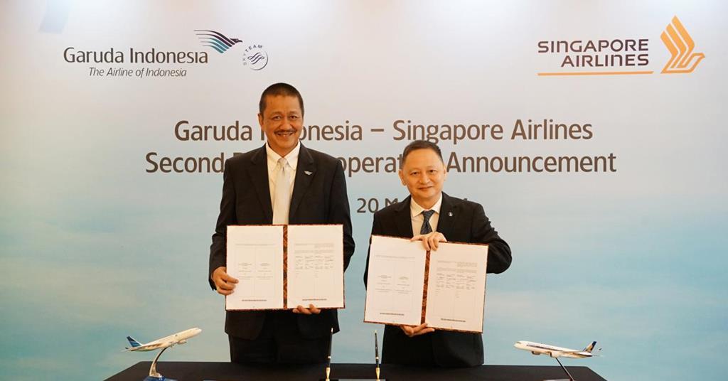 Garuda et SIA envisagent un accord de partage des revenus à mesure que le partenariat s'approfondit


