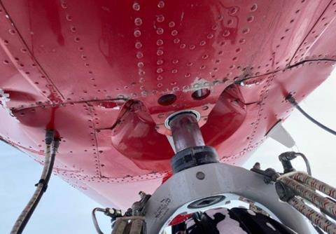 Dommages causés par l'incident du DHC-6-c-AAIB