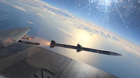 Tir de missile F-15EX