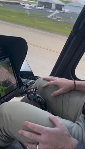 Débaprès des mains du pilote automatique