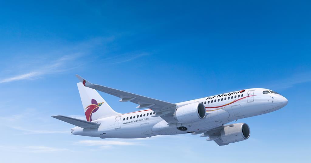 Air Niugini ordonne deux autres A220 car le premier exemple entre dans l'assemblage final


