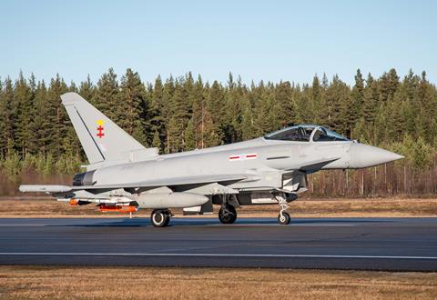 Typhon eurofighter avec lance 3