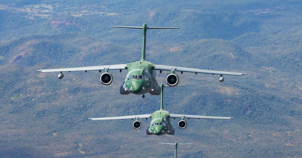 C-390 Production Ramp-Up `` Déplacement parfaitement '', dit le boss de la défense Embraer


