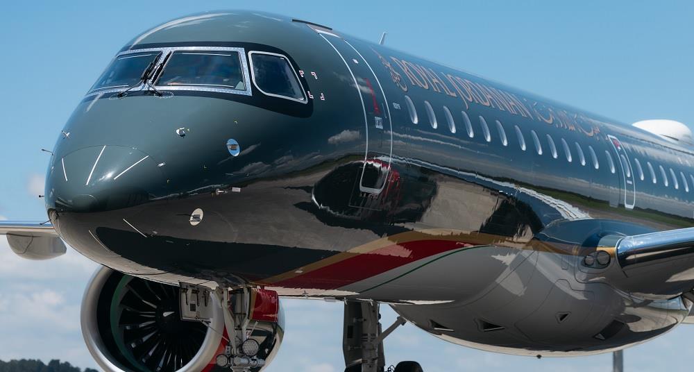 Royal Jordanien prend des moteurs de rechange pour la flotte d'Embraer E2