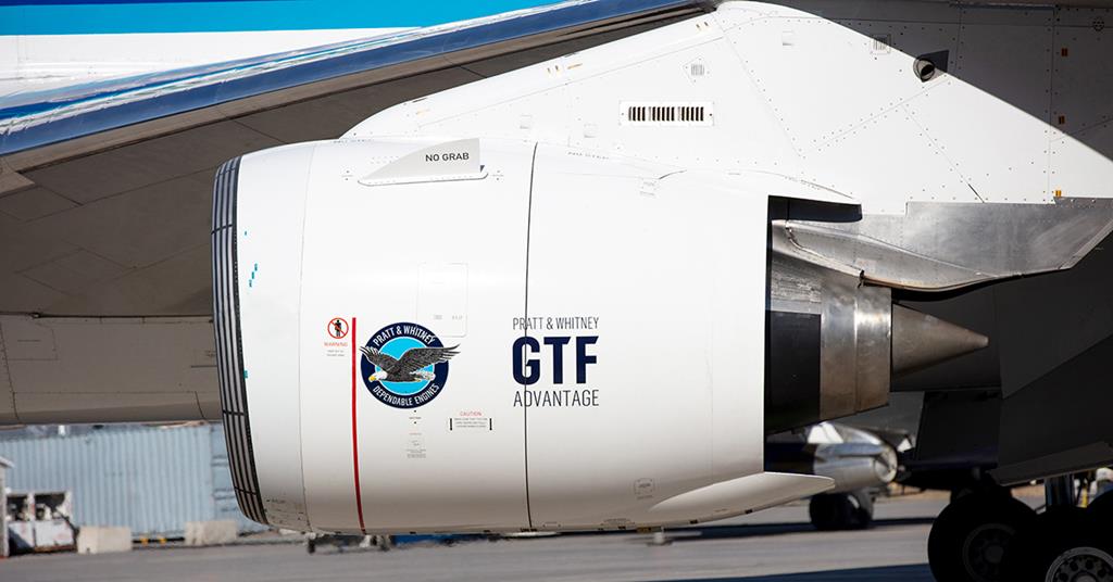 RTX a déposé des brevets de moteur à rotor ouvert mais se concentre sur la GTF de nouvelle génération