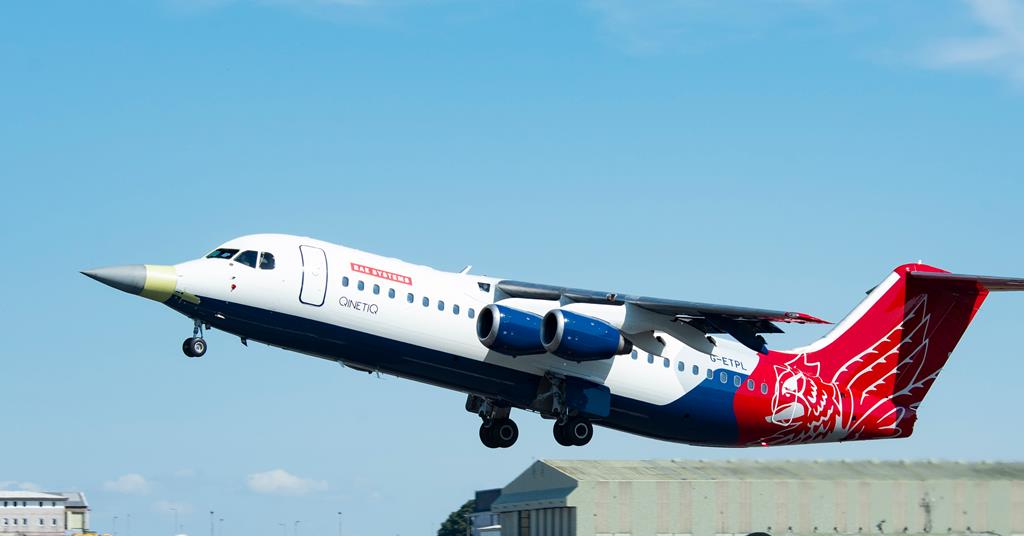 BAE Systems and Partners Ready RJ100 Jet régional pour Typhoon ECRS MK2 Tests en vol