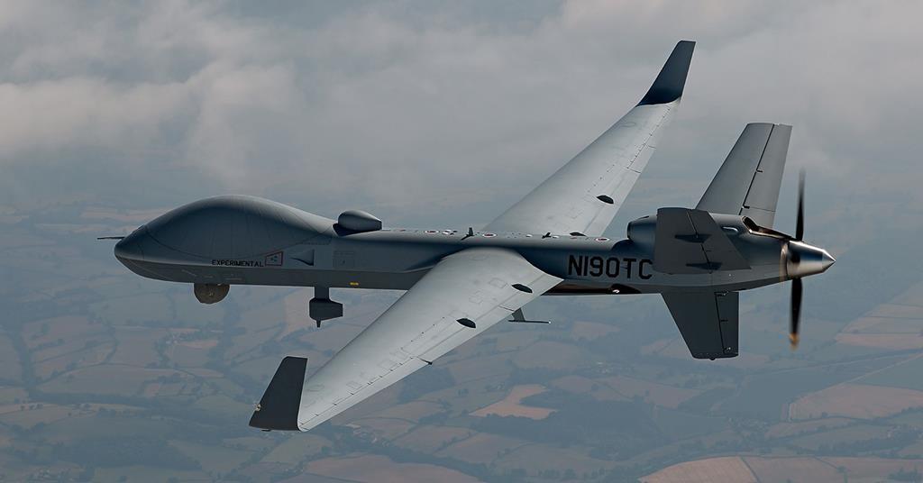 Le premier Skyguardian MQ-9B de Belgique arrive à Florennes Base avant septembre