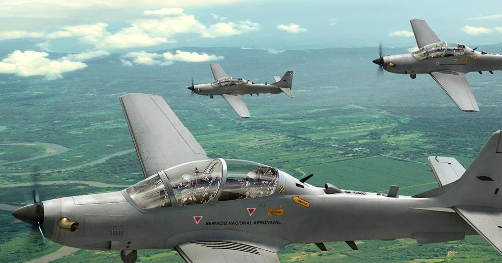Le Panama signe un accord pour acquérir quatre Super Tucanos A-29