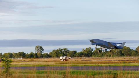 MQ-28 Ghost Bat Take-off C raaf