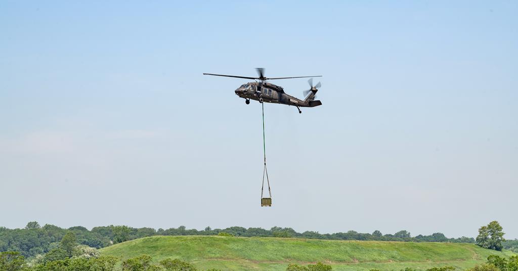 Sikorsky moule autonome UH-60 et S-76 dans la démonstration logistique du Corps marin américain