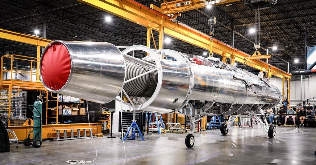 La start-up hypersonique Hermeus révèle des progrès de l'assemblage sur les avions de test supersonic quart mask 2


