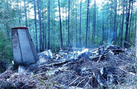 AN-24 Crash Site-C InterState Aviation Committee