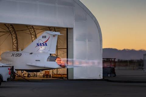 X-59 Quesst Quiet Supersonic Demonrator NASA