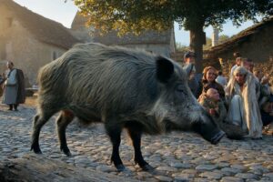 Ce sanglier apprivoisé dans un village du Lot fascine les habitants