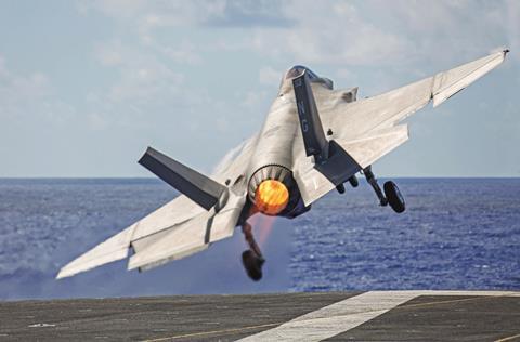 Lancement du F-35C
