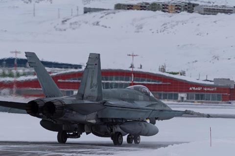 RCAF-CF-18 arctique