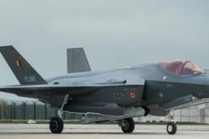 La Belgique accueille le premier trio de chasseurs F-35 sur sa base aérienne de Florennes