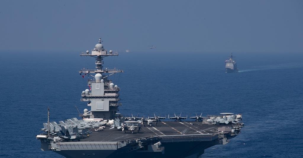 Washington commande un porte-avions vers les Caraïbes un jour après le survol du B-1B