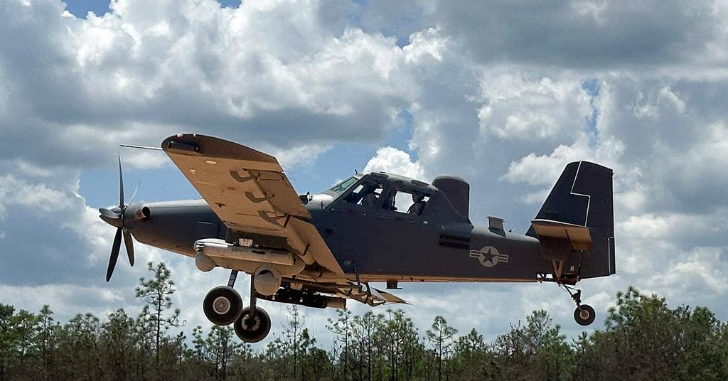 L'OA-1K Skyraider II de l'US Air Force s'écrase lors d'une mission d'entraînement en Oklahoma