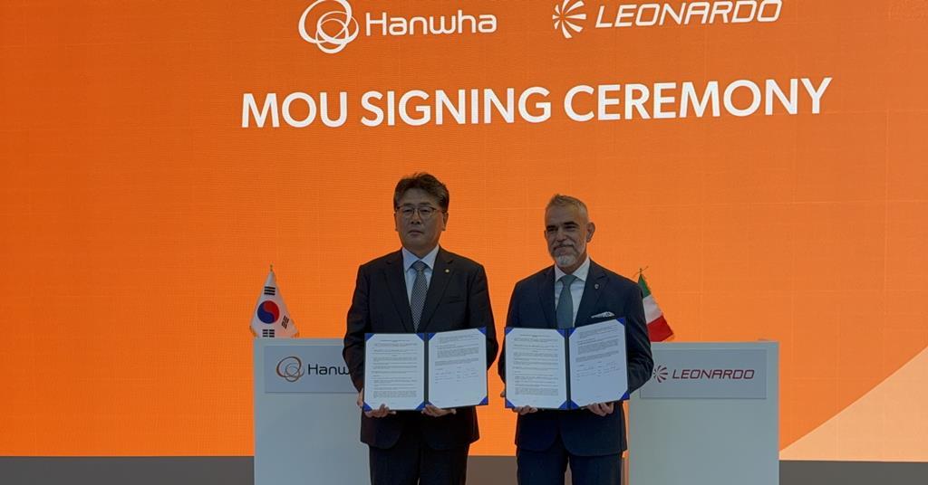 Leonardo étend sa collaboration avec Hanwha Systems pour le développement local des radars AESA dérivés de Grifo E