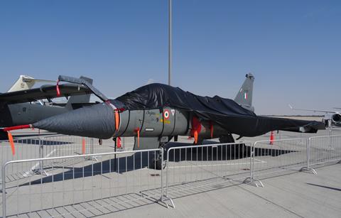 Tejas au salon aéronautique de Dubaï