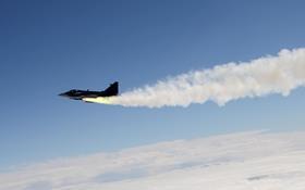 Tir du Gripen E Meteor