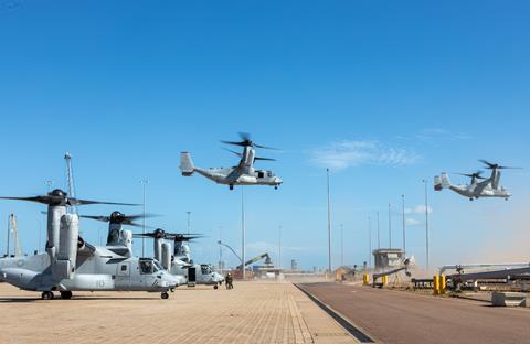 MV-22 USMC Osprey Darwin Australie