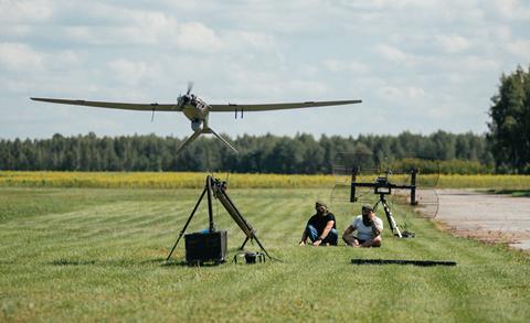 Lancement du rail Tekever AR3