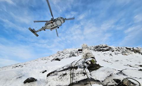 RDAF danois MH-60R au Groenland