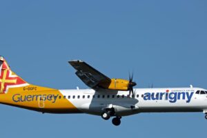 L&rsquo;ATR 72 d&rsquo;Aurigny a connu une panne électrique « totale » lors du vol du ferry de Guernesey