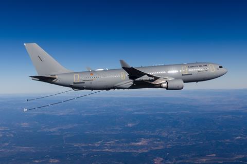 A330 MRTT Force aérienne espagnole en vol 01_SP_MIA_AM_202411128_MRTT_EUROFIGHTER_REFUELLING-3627