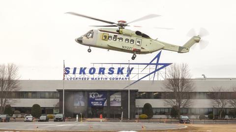 Un Sikorsky S92A+ atterrit