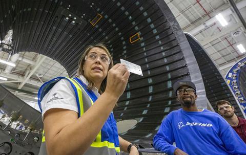 Lisa Fahl, vice-présidente de l'ingénierie des programmes aéronautiques de Boeing